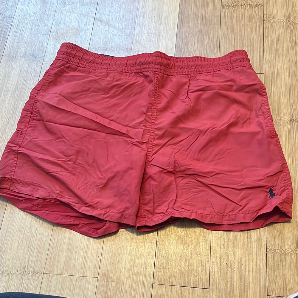 Red Polo Ralph Lauren Men’s Swimsuit - size small